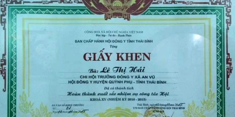 Lương y Lê Thị Hải